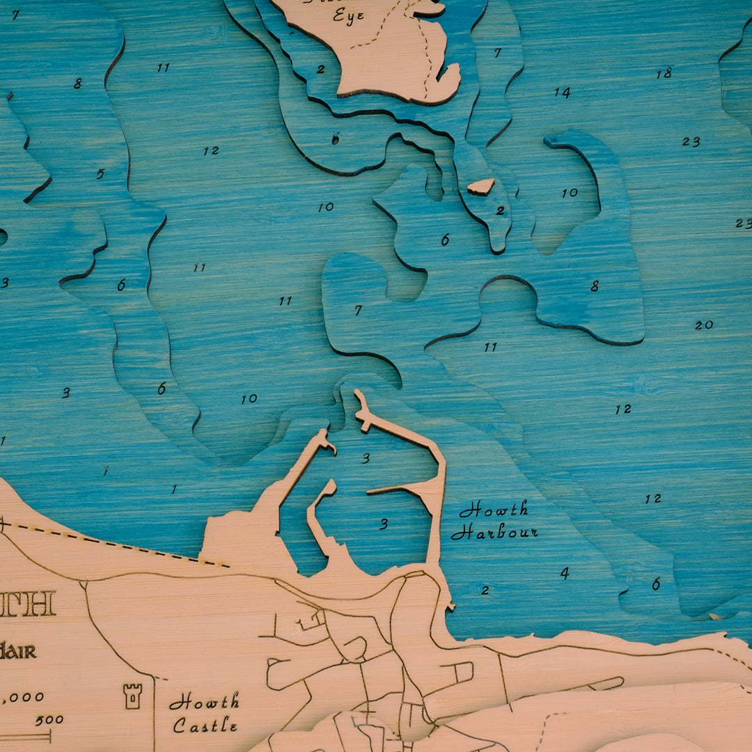 Howth Head 3d map medium