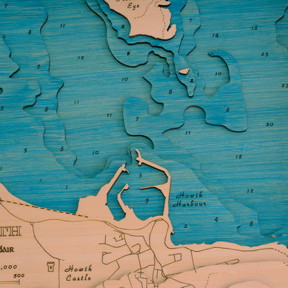 Howth Head 3d map medium