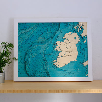 3d Map of Ireland Large HD