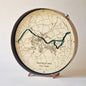 Waterford collection Round wooden 3d maps